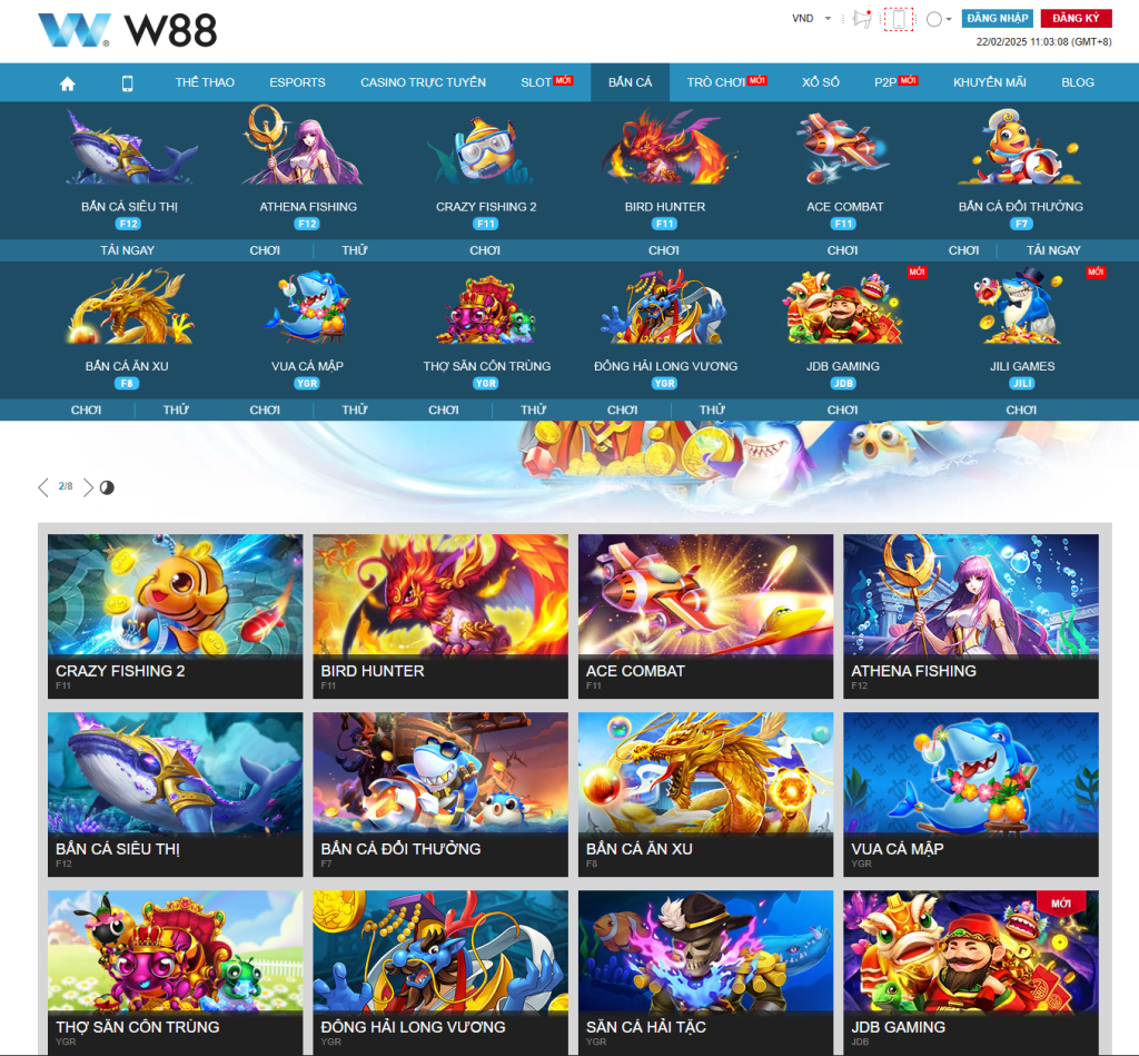 Bắn Cá W88